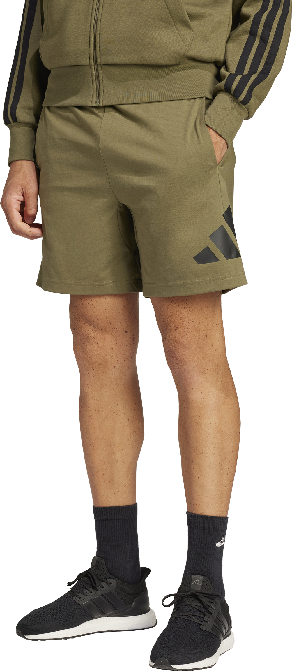 Shorts adidas Originals adidas Essentials Big Logo Single Jersey Shorts Grøn | in6184, 1