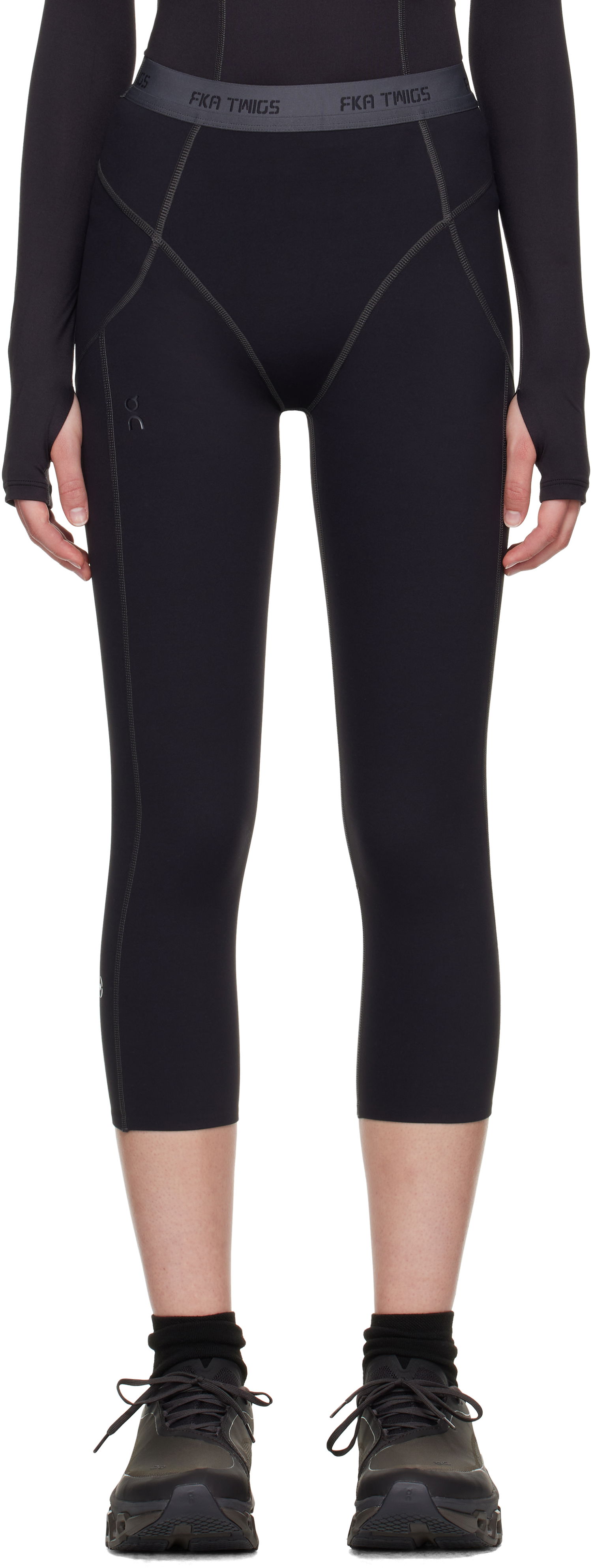 Leggings On Running FKA twigs Edition Studio Sport Cropped Leggings Sort | 1WF11690553, 0