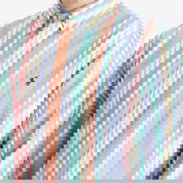 Skjorte Polo by Ralph Lauren Ralph Lauren Men's Striped Button-Down Oxford Shirt Flerfarvet | 710968964001, 5