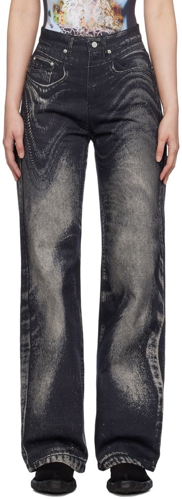 Jeans Camper Camperlab Printed Jeans Sort | AU00006-003, 0