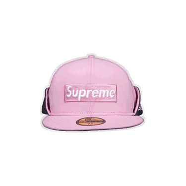 Kasket Supreme WINDSTOPPER x Earflap Box Logo New Era 'Pink' Lyserød | FW20H63 PINK, 0