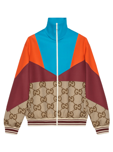 Sweatshirt Gucci Panel GG Track Jacket Flerfarvet | 693022 XJD9V 2270