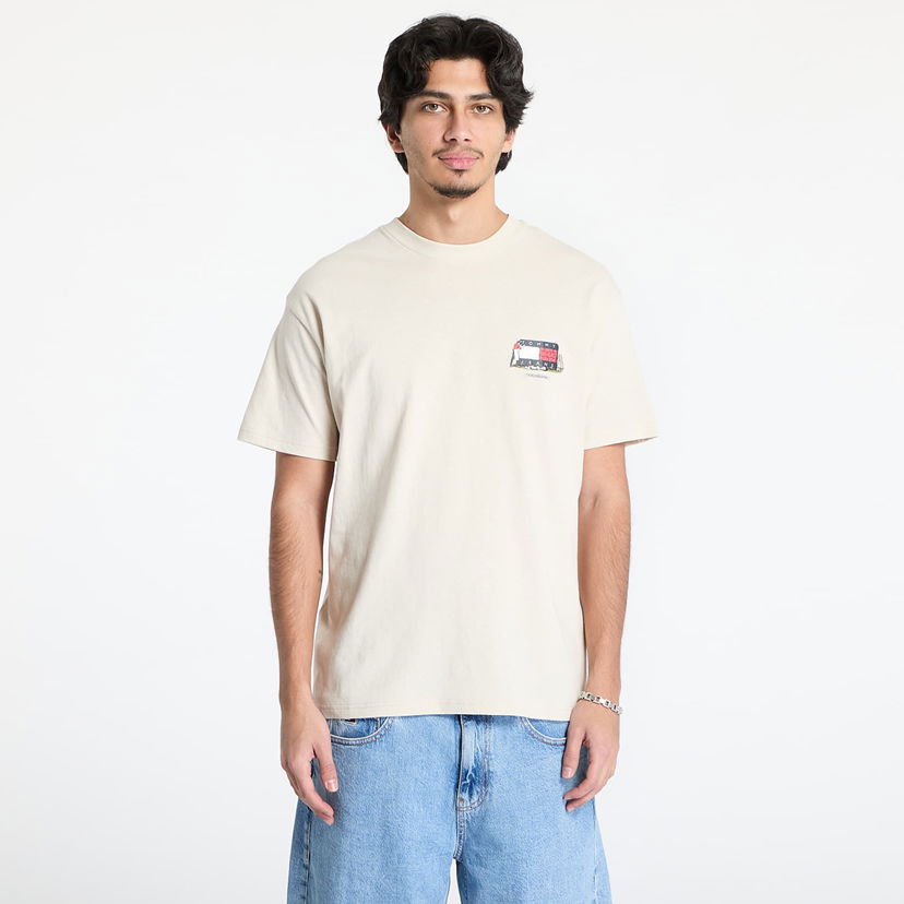 T-shirt Tommy Hilfiger Tommy Jeans Relaxed Fit Novelty Graphic T-Shirt Beige | DM0DM20351 ACG