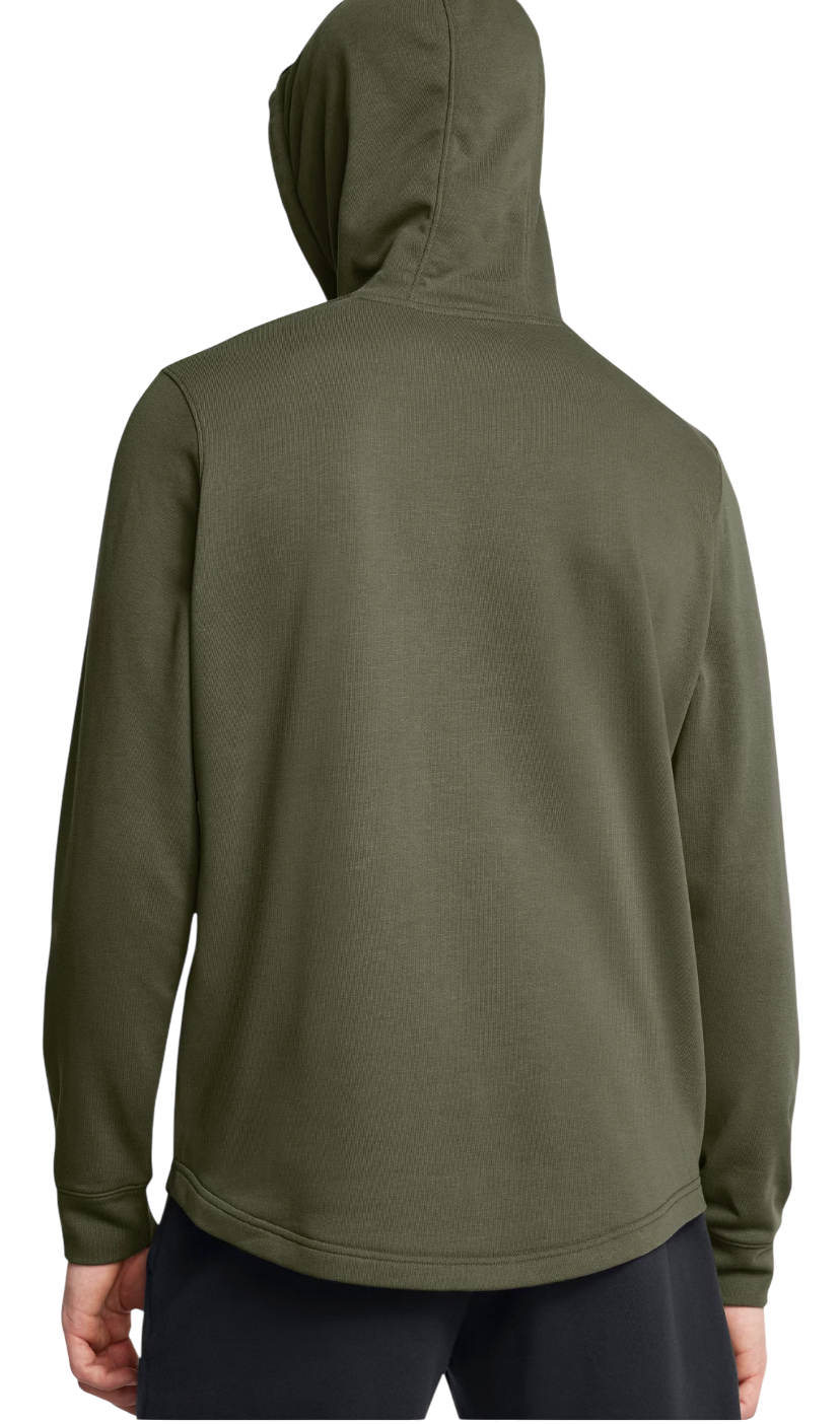 Sweatshirt Under Armour Rival Terry LC HD Hoodie Grøn | 1370401-390, 1