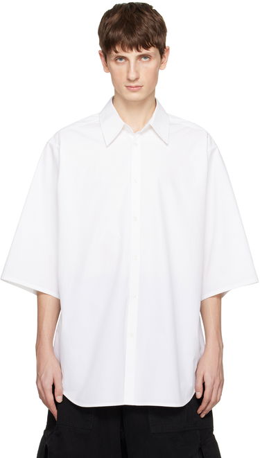 Skjorte We11done 3/4 Sleeve Shirt Hvid | WD-SH1-23-213-M-WH, 0