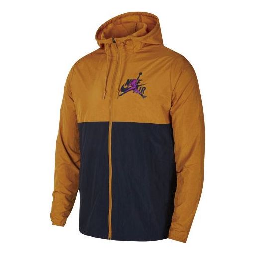 Vindjakke Jordan Jordan Colorblock Hooded Jacket Brun | CK2218-710