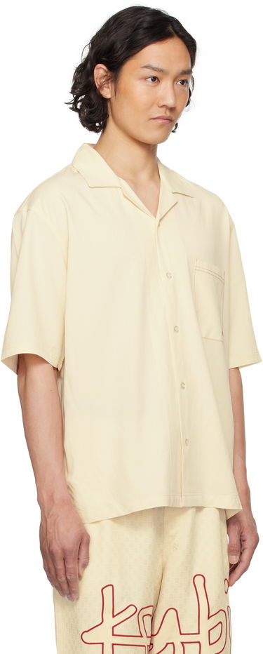 Skjorte Ksubi Ksubi 1999 Diner Short Sleeve Shirt Gul | MSP25SH014, 1