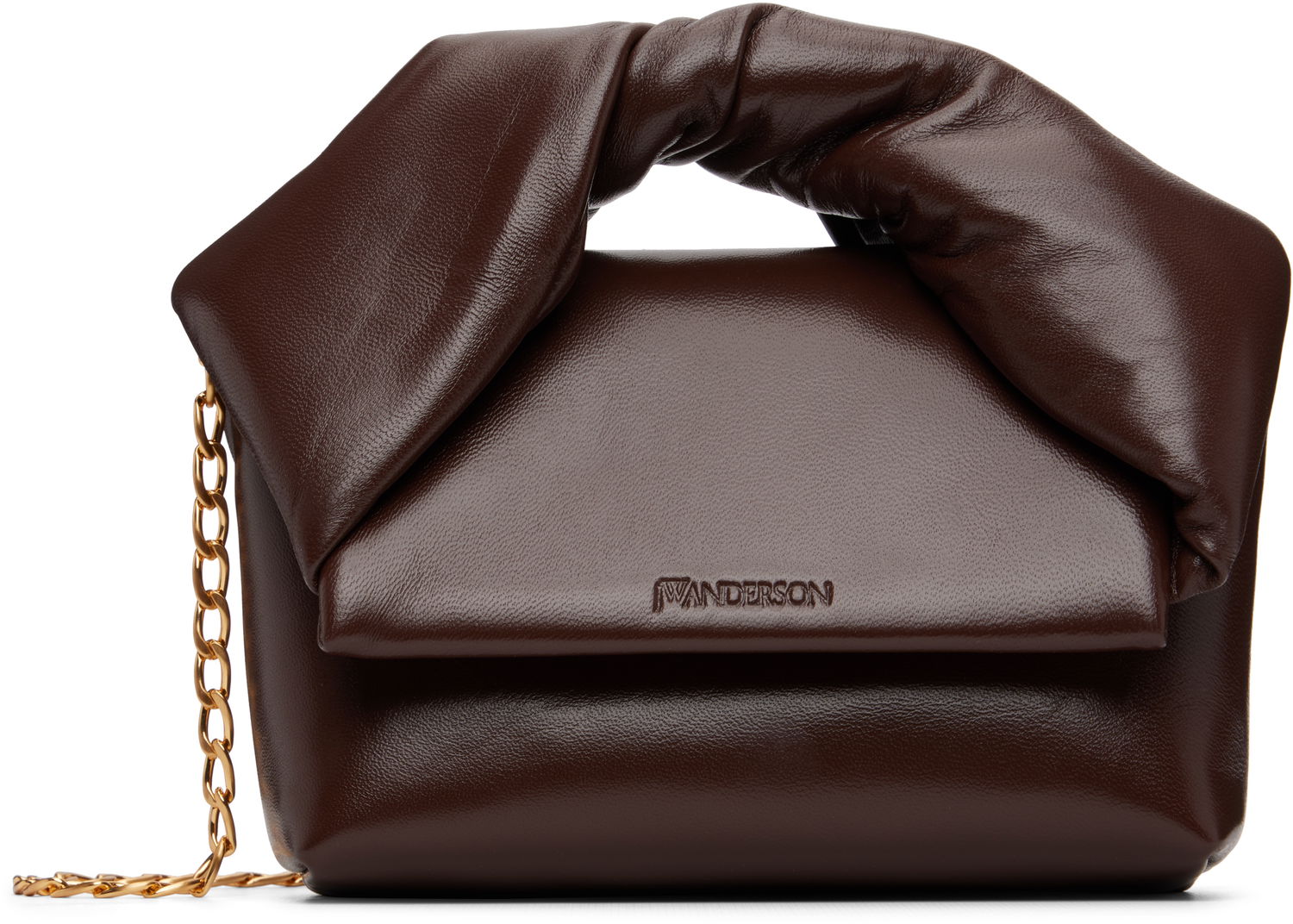 Håndtaske JW Anderson Small Twister Bag Brun | HB0753-LA0376, 0