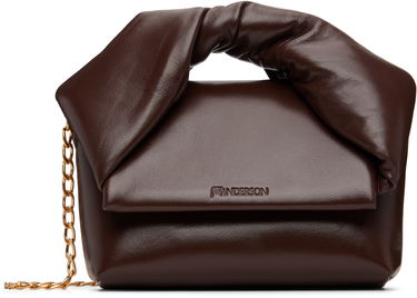 Håndtaske JW Anderson Small Twister Bag Brun | HB0753-LA0376, 0