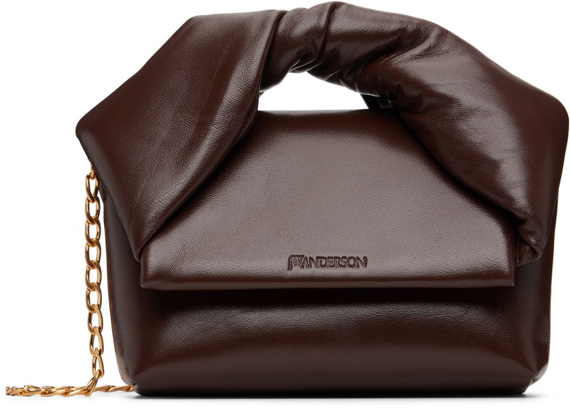 Håndtaske JW Anderson Small Twister Bag Brun | HB0753-LA0376