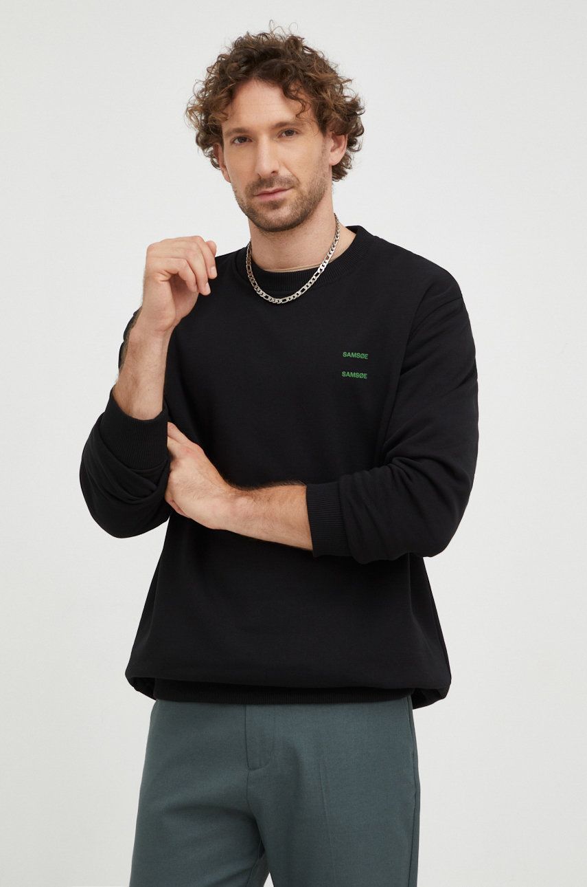 Sweatshirt Samsoe Samsoe Joel Sweatshirt Sort | M22300127, 0