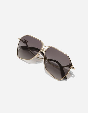 Solbriller Dolce & Gabbana Dg Filo Geometric Metal-Frame Gradient Lens Sunglasses New Arrivals Onesize Metalisk | VG2326VM2799V000, 3