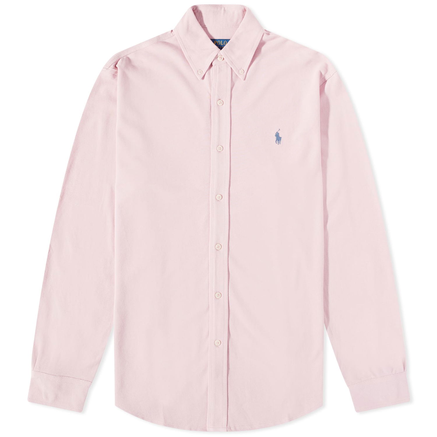 Skjorte Polo by Ralph Lauren Slim Fit Button Down Pique Lyserød | 710654408105, 0