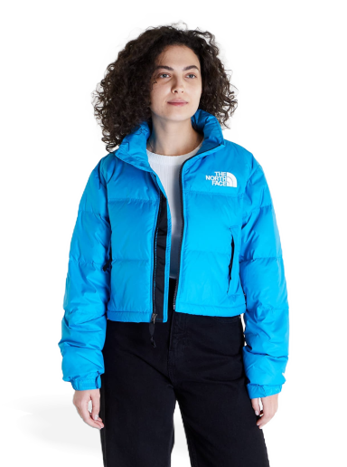 Puffer jakke The North Face Nuptse Short Jacket Blå | NF0A5GGEJA71