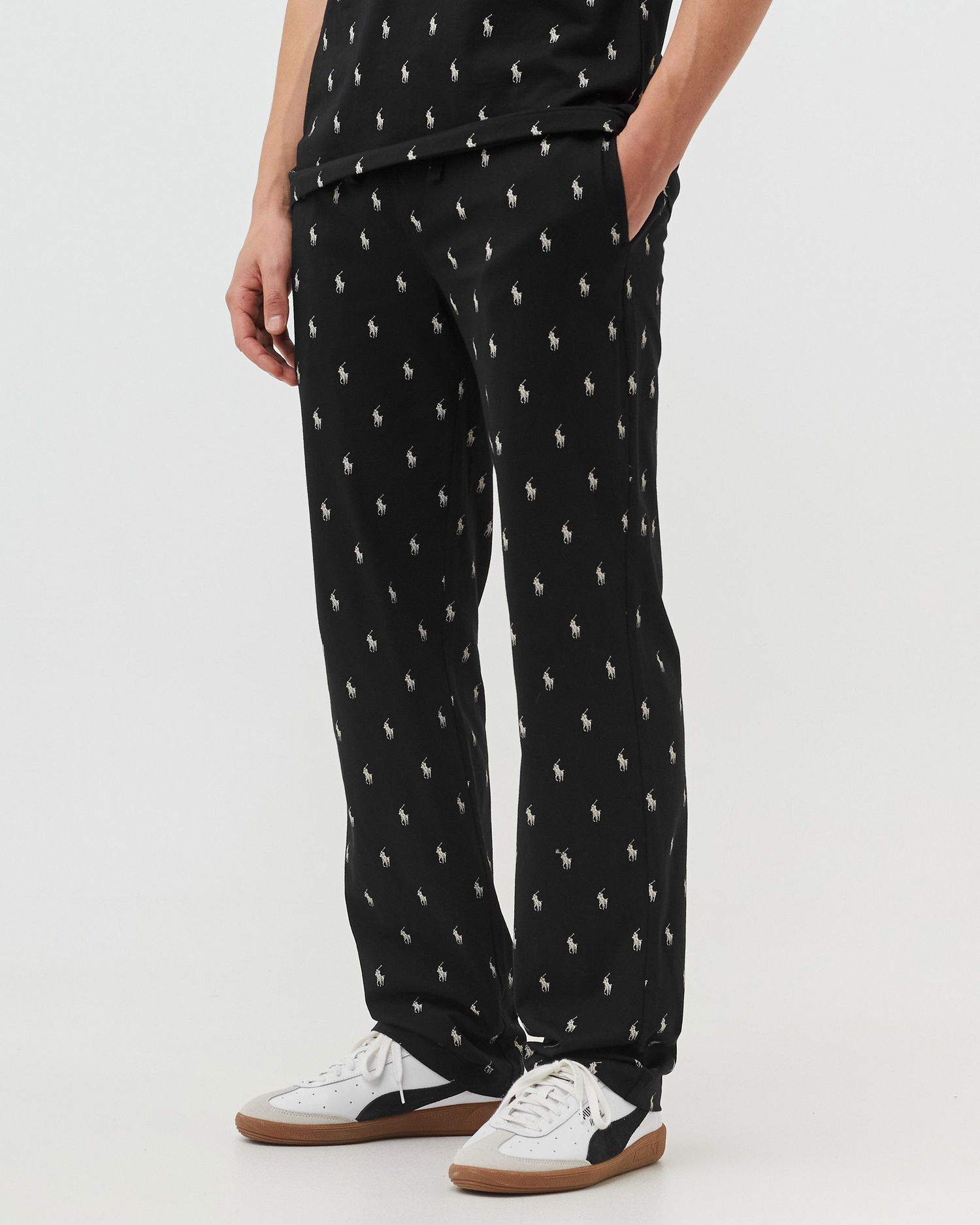 Pyjamas Polo by Ralph Lauren Ralph Lauren All-Over Pony Print Pajama Pants Sort | 714899514006, 1