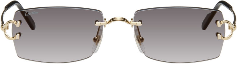Solbriller Cartier Cartier 'Décor C Classique' Sunglasses Grå | CT0550S-001