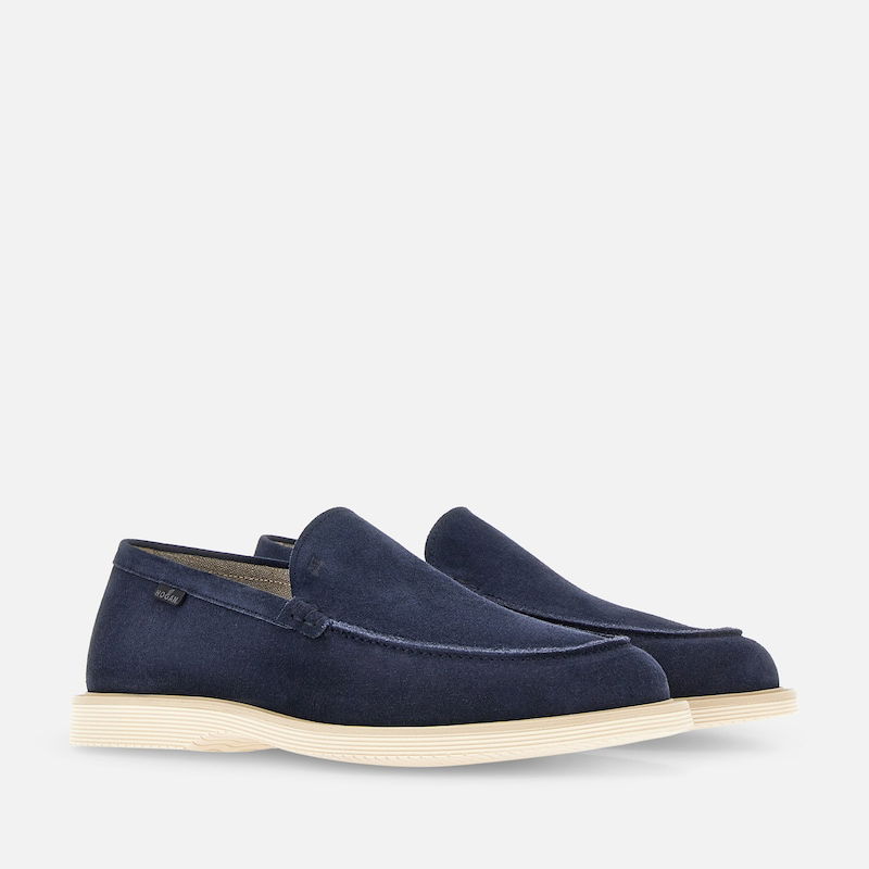 Tøj og tilbehør Hogan Hogan H616 Suede Loafers Blå | HXM6330EJ40HG0U828, 1