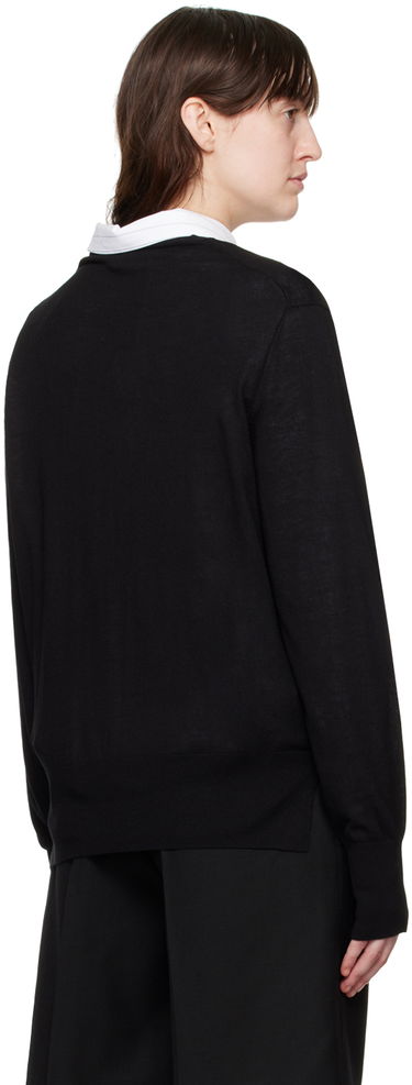 Sweater TOTEME Crewneck Knit Sweater Sort | 243-WRT0346-YA0084, 2