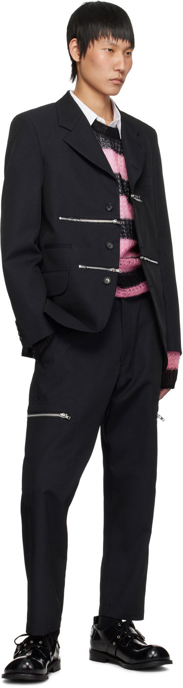 Cargo bukser Comme des Garçons Homme Deux Irregular Pin Head Trousers Sort | DO-P024-051, 3