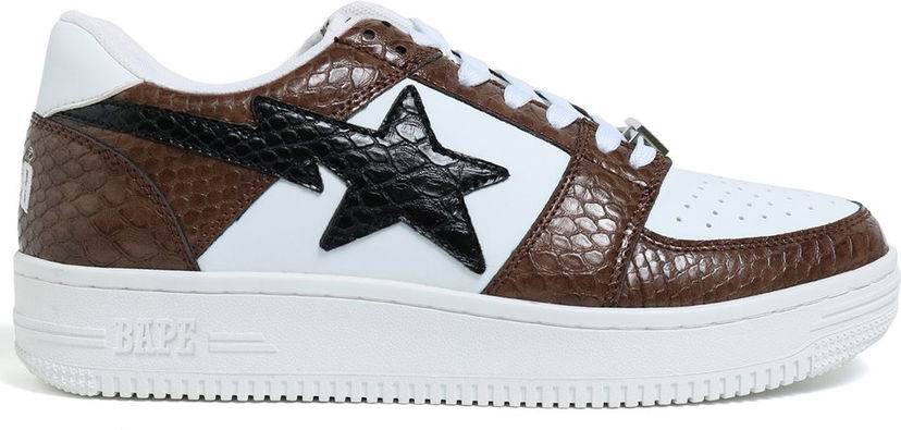 Sneakers og sko BAPE A Bathing Ape Bape Sta Low Snake Brown Brun | 1E80-191-003