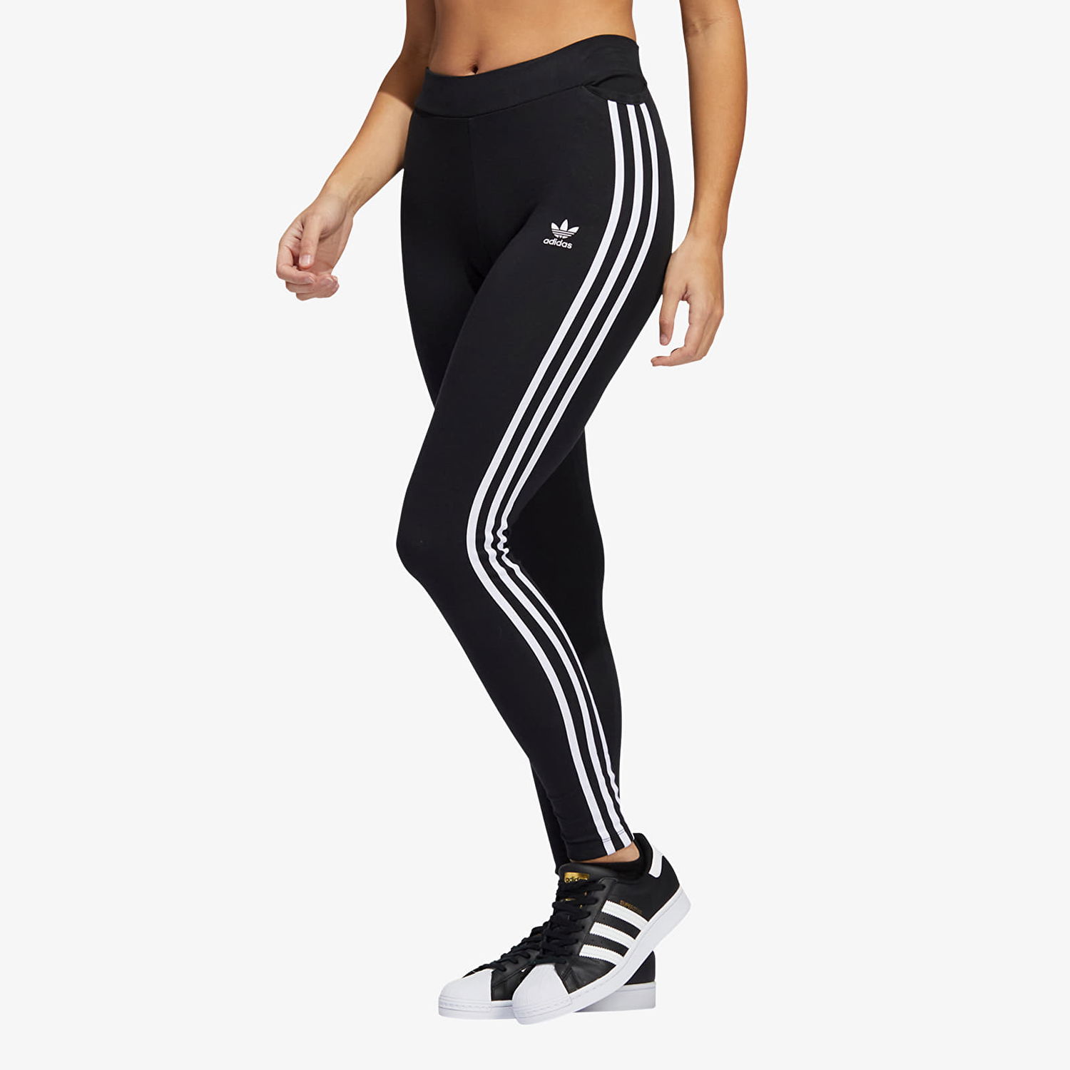 Leggings adidas Originals 3-Stripes Tights Sort | HD2350, 0