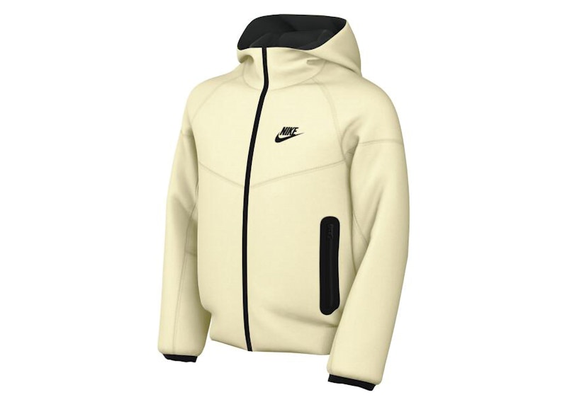 Sweatshirt Nike Kids' Tech Fleece Full Zip Hoodie Beige | FD3285-113