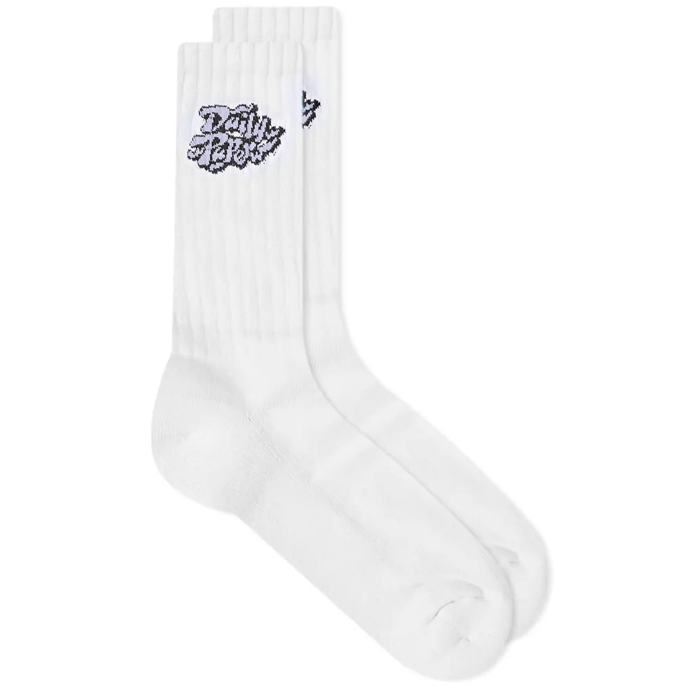Sokker DAILY PAPER Pir Logo Sock Hvid | 2311241, 0