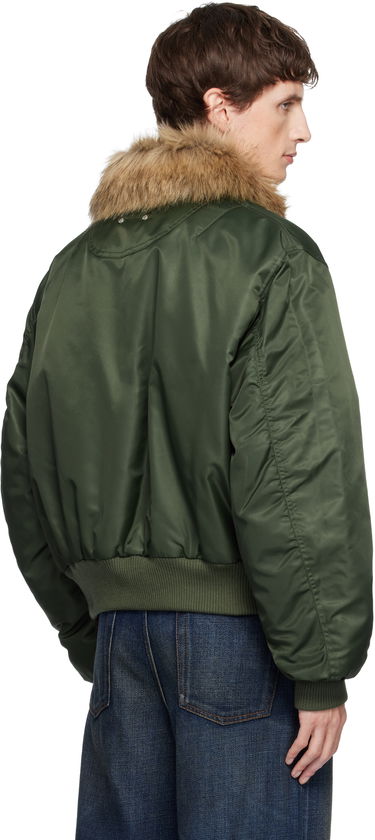 Bomberjakke Andersson Bell Fur Collar MA-1 Bomber Jacket Grøn | awa737u, 2