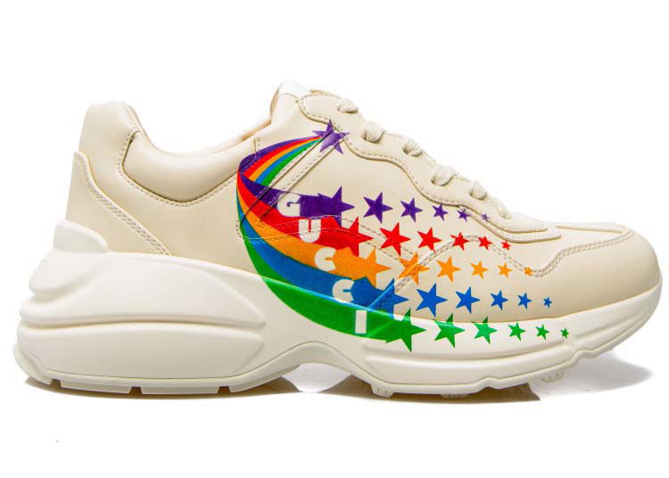Sneakers og sko Gucci Rainbow Star Rhyton Beige Multi Beige | 663260 2SH00 9522, 0