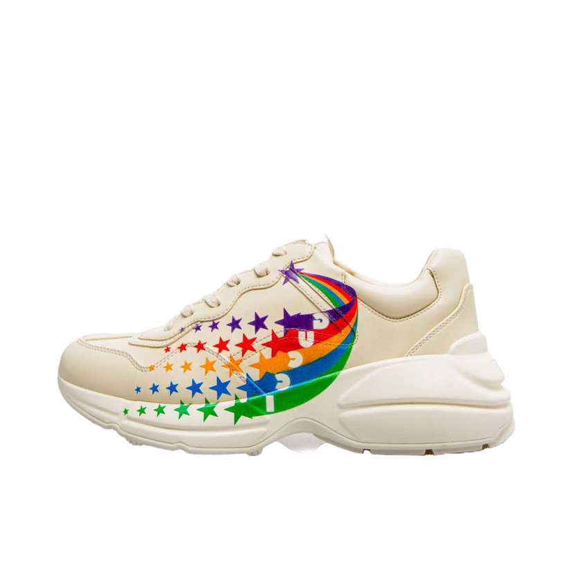 Sneakers og sko Gucci Rainbow Star Rhyton Beige Multi Beige | 663260 2SH00 9522