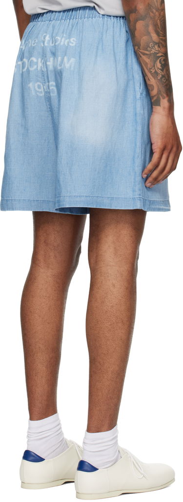 Shorts Acne Studios Acne Studios Stamp Shorts Blå | BE0183-, 2