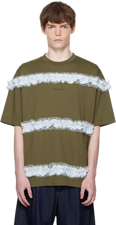 T-shirt Simone Rocha Simone Rocha Ruffle Frill T-Shirt Grøn | 5362 0553, 0
