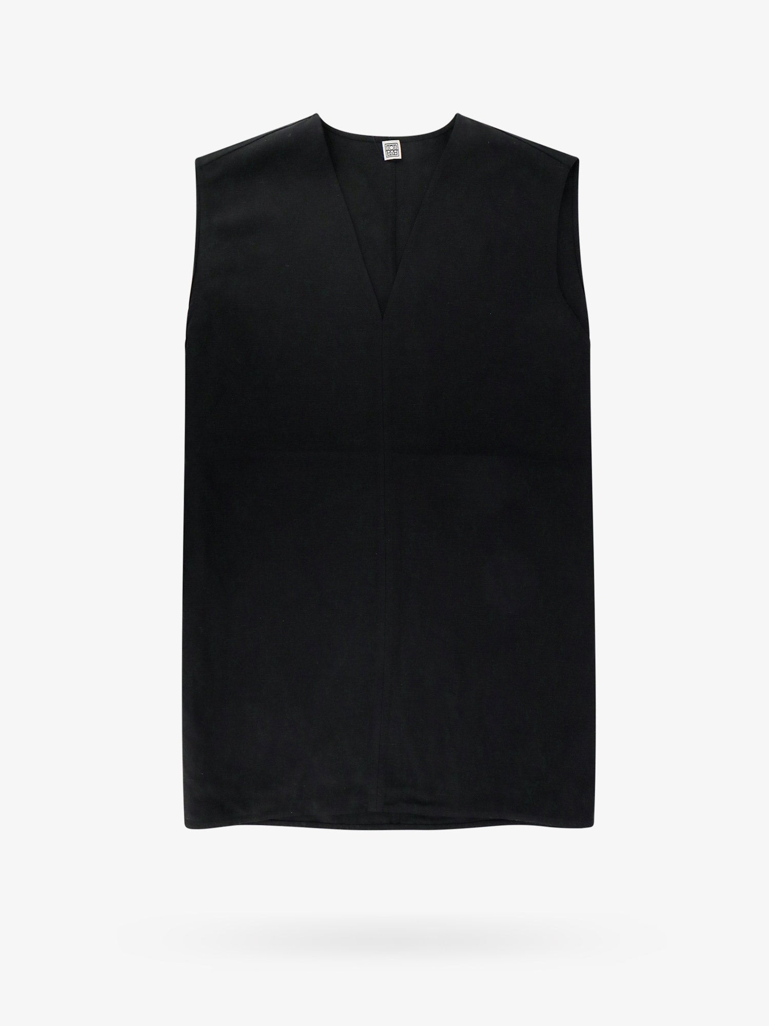 Tanktop TOTEME Black Sleeveless Blouse Sort | 242WRT1462FB0159001, 0