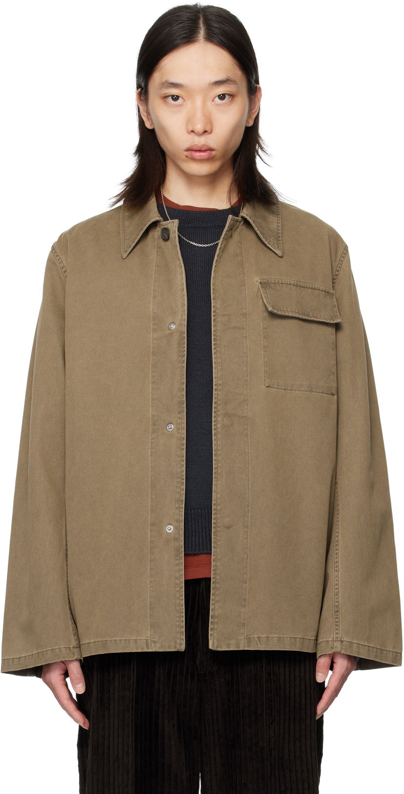 Jakke OUR LEGACY Our Legacy Dutch Work Jacket Grøn | M4252DDW