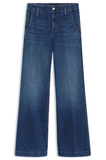 Jeans BOSS Fit-and-Flare Stretch Denim Jeans Blå | 50542553, 0