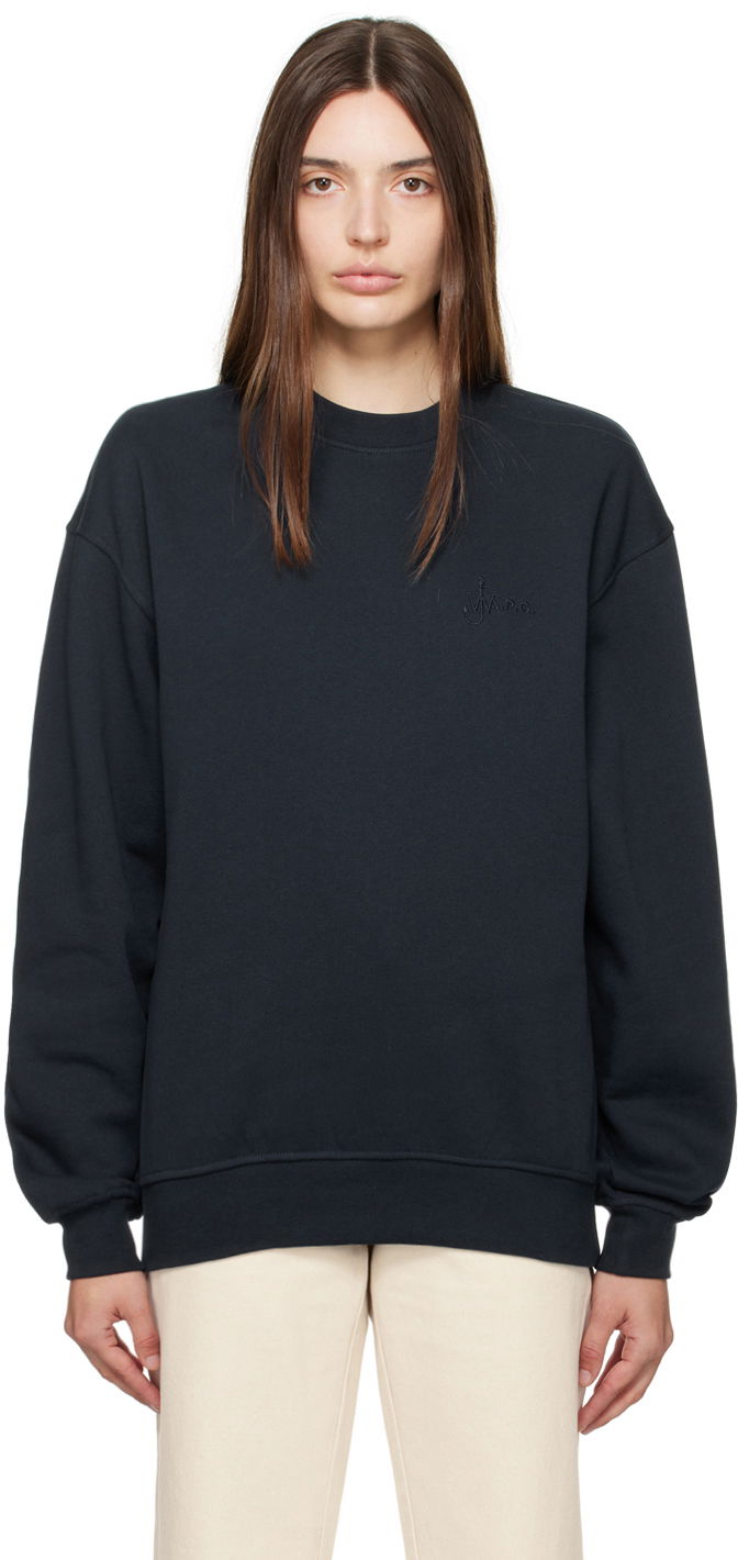 Sweater A.P.C. JW Anderson x Crewneck Mørkeblå | COGVB-M27830, 0