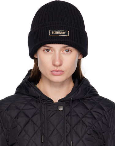 Beanie Burberry Wool Beanie with Logo Patch Sort | 8103340, 0