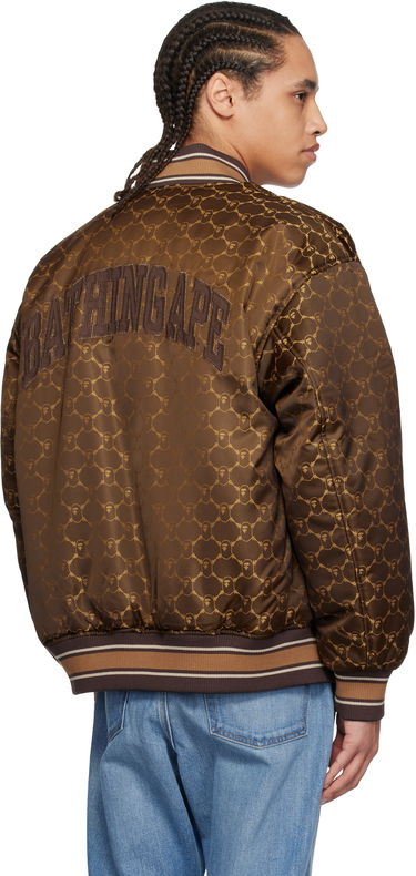 Bomberjakke BAPE BAPE ABC Camo Jacquard Reversible Bomber Jacket Brun | 001HJL301301M, 2