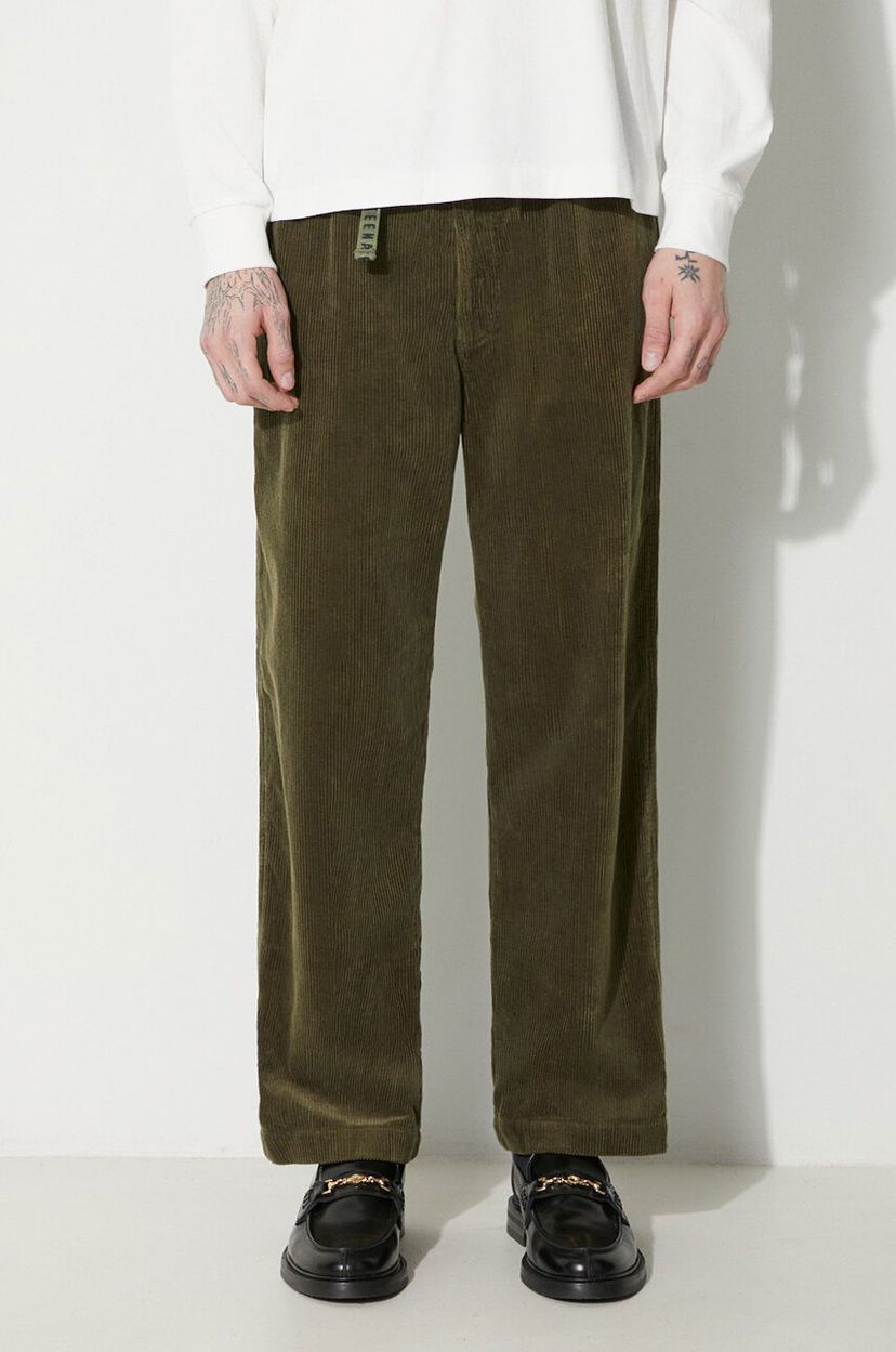 Bukser Human Made Corduroy Easy Pants Grøn | HM26PT017