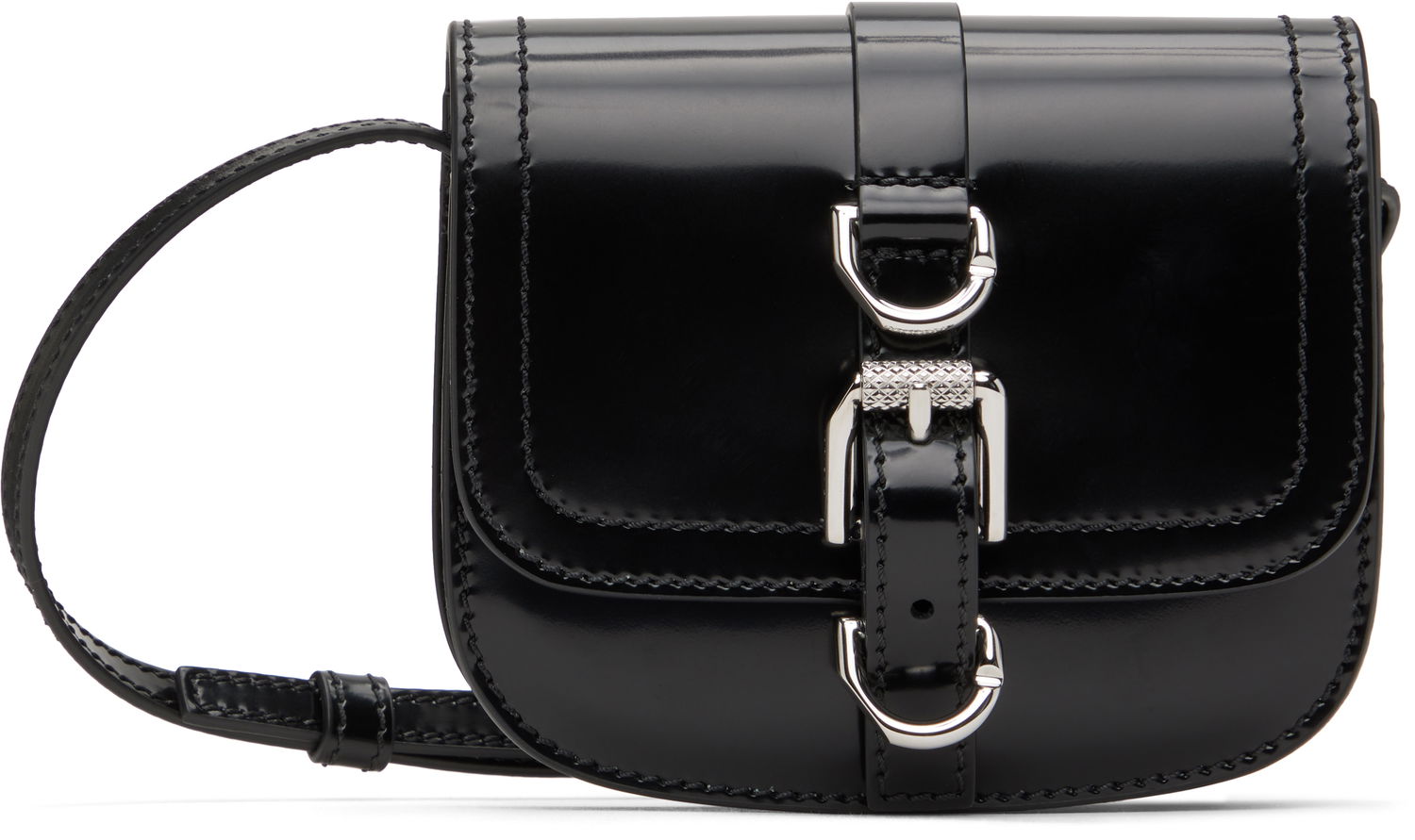 Håndtaske Givenchy Givenchy Voyou Neck Crossbody Bag Sort | BK60F9K1YH001, 0