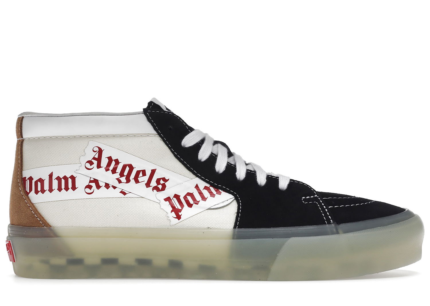 Sneakers og sko Vans Vault Sk8-Mid LX Palm Angels Black White Beige Hvid | VN0A7TNHF78C, 0