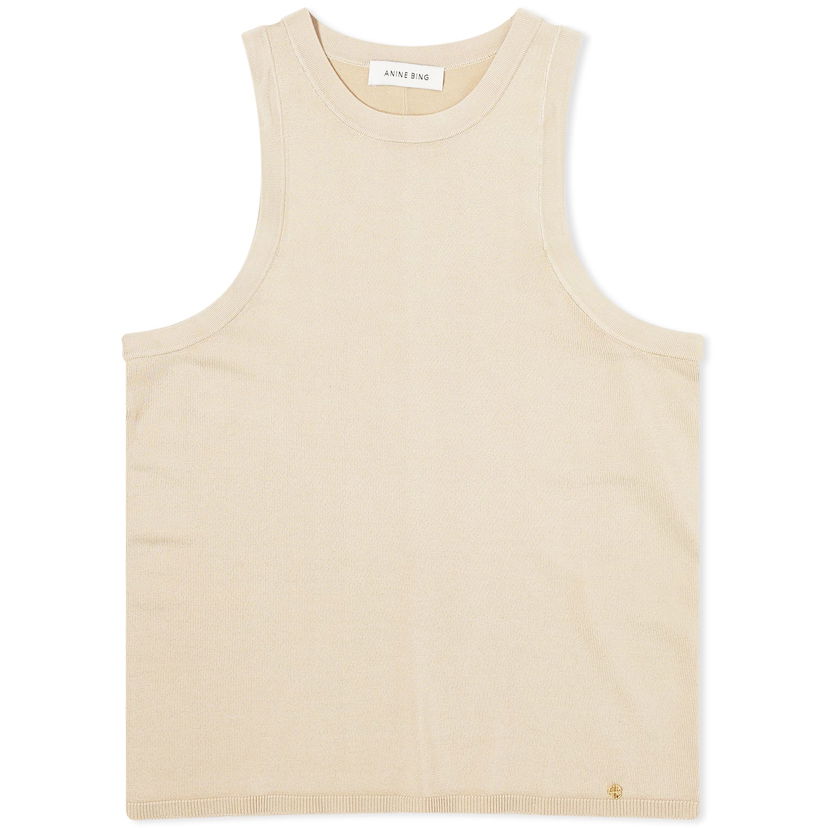Tanktop Anine Bing Noel Top, Size Large Beige | A-09-4318-290