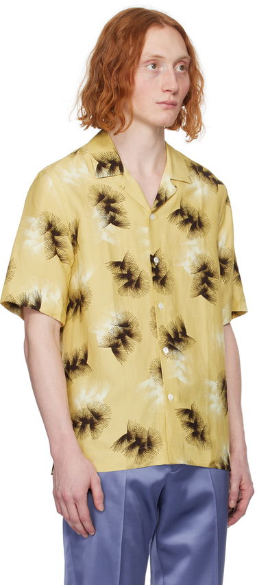 Skjorte Paul Smith Paul Smith Abstract Print Short Sleeve Shirt Gul | M1R-905U-M02229-10, 1
