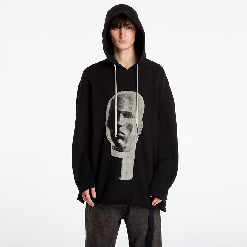 Sweatshirt Rick Owens Rick Owens DRKSHDW Peter Graphic Hoodie Sort | DU02E7280 FEP1P 0908