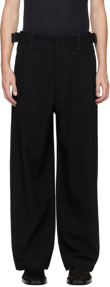 Bukser LEMAIRE LEMAIRE Maxi Utility Trousers Sort | PA1249 LF1457, 0