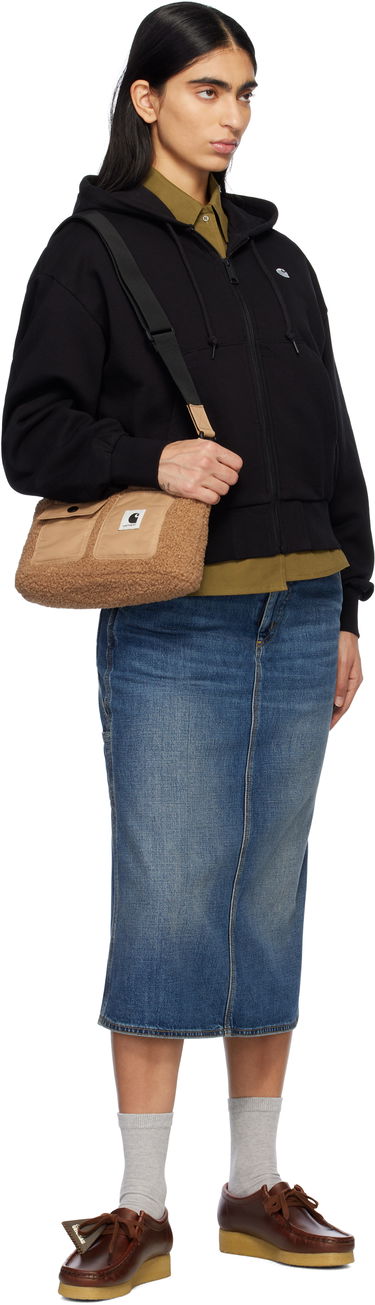 Nederdel Carhartt WIP Single Knee Denim Midi Skirt Blå | I034224 014L, 3