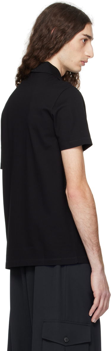 Polo skjorte Versace Versace Medusa Zip Polo Sort | 1018848_1A13492, 2