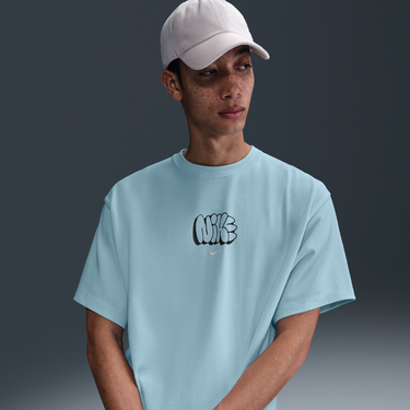 T-shirt Nike Solo Swoosh T-Shirt Blå | HQ4182-474, 0