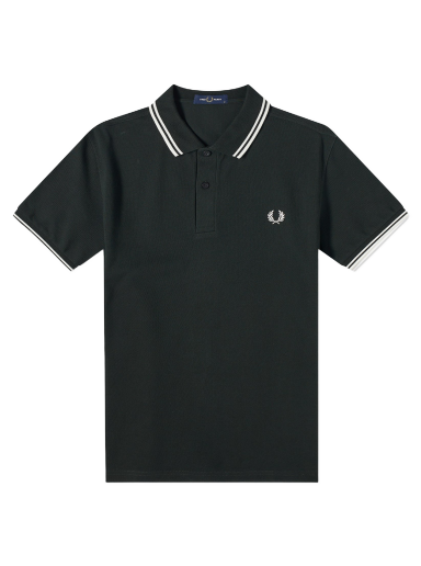 Polo skjorte Fred Perry Twin Tipped Polo Tee Grøn | M3600-T50