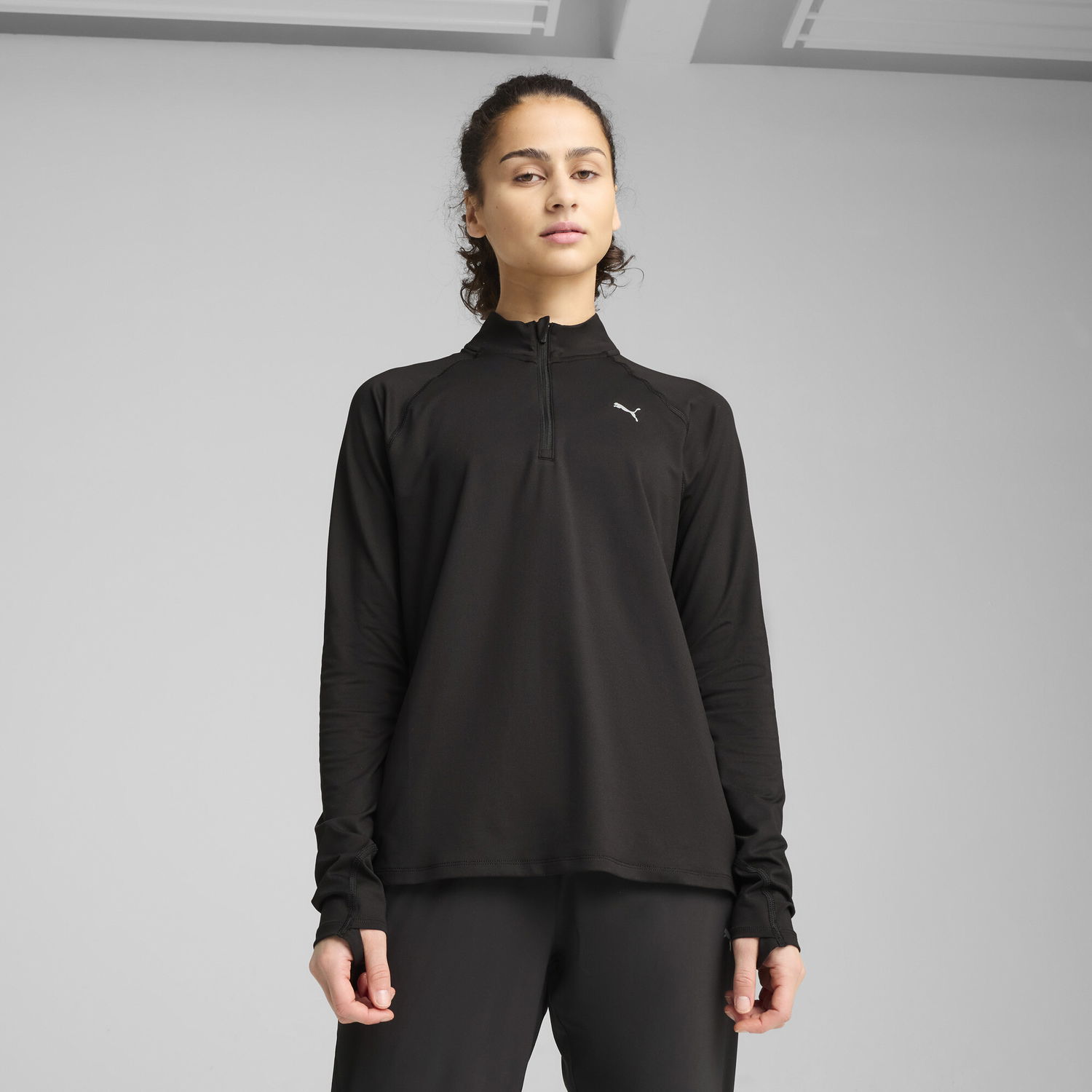 Sweatshirt Puma Run Velocity Cloudspun Quarter-Zip Top Sort | 526650_01, 0